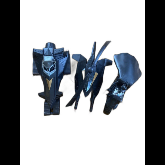 2008 Mattel DC Comics Batman Vehicle Lot Batcycle Batmobile Batjet Dark Knight - Picture 10 of 13